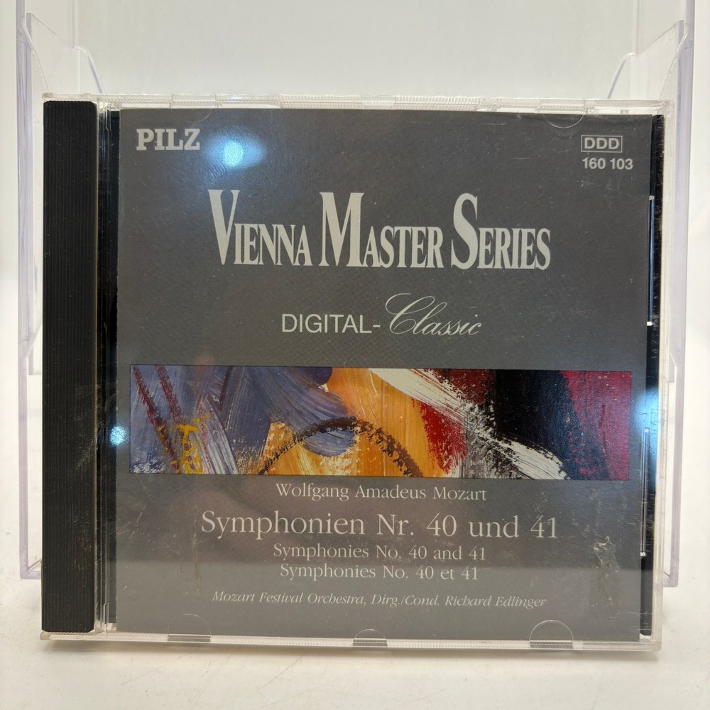 Mozart Symphonies 40 & 41 Vienna Master Series CD Richard Edlinger 160 103